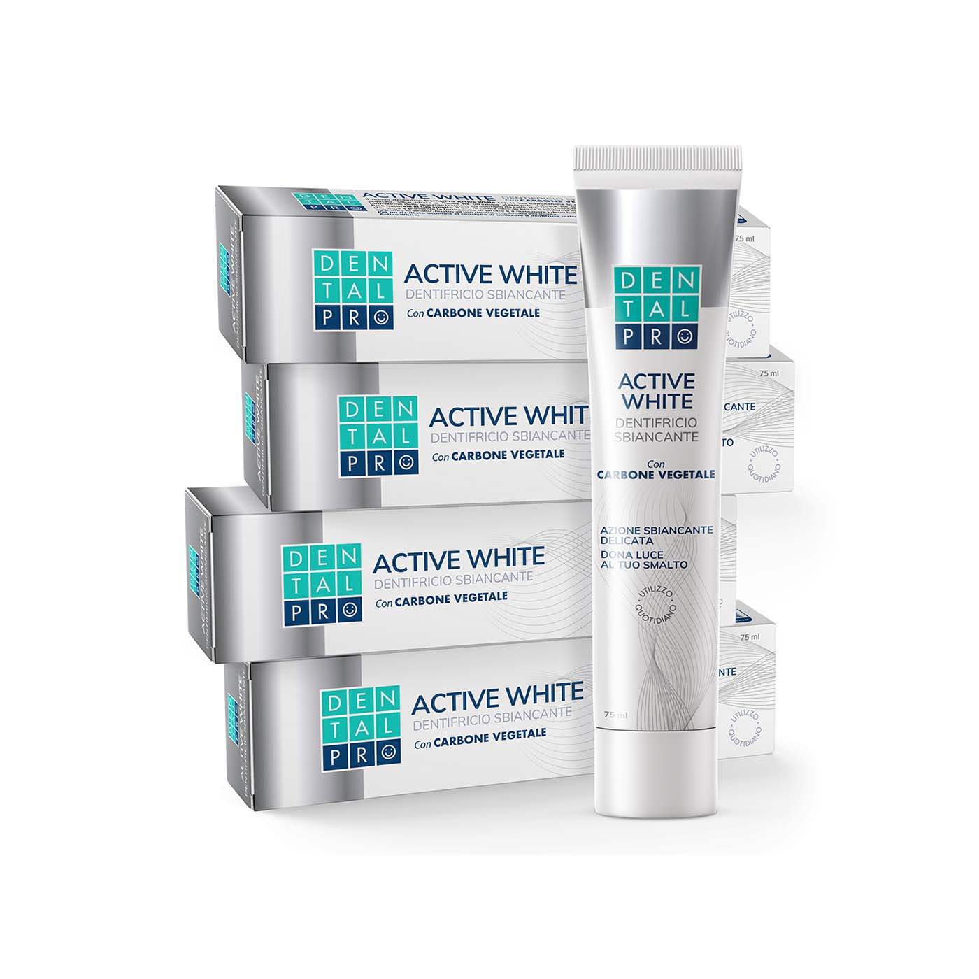Dentifricio DentalPro Active White 4x75ml