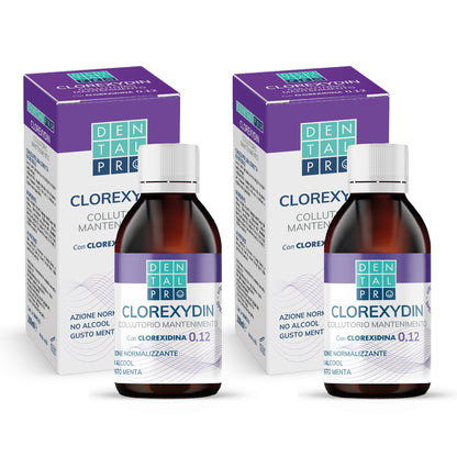 Collutorio DentalPro Clorexydin 0,12%  - 2×200ml